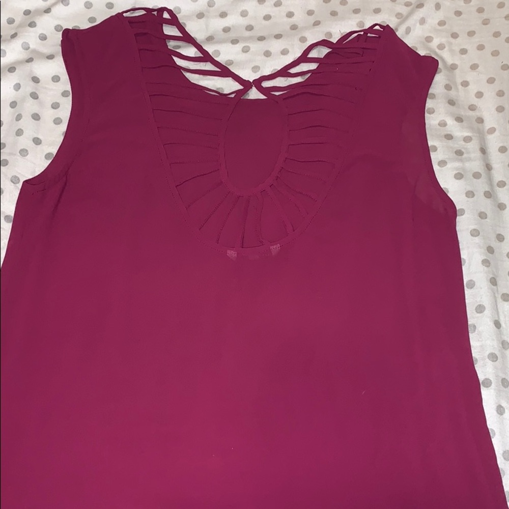 Plum Blouse
